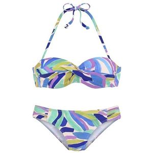 s.Oliver - RED LABEL Beachwear - Beugelbikini - Blauw/groen - Bandeaumodel