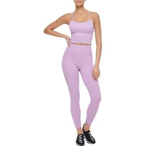 DKNY Dames Sport Vrouwen Rib Seamless High Waist Tight Leggings, Wild Violet, S