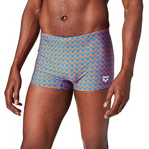 ARENA Fundamentals Allover badpak voor heren, zwembroek, 4325, Royal/Veelkleurig, XXL