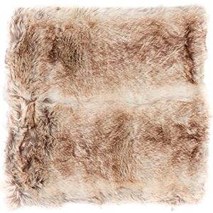 Gözze - Kussenhoes, Smart Fur Look, Rendier Design, 50 x 50 cm - Grijs