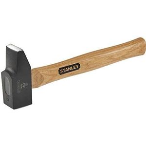 Stanley Engineers hamer (40 mm koplengte, 800 g hoofdgewicht, houten handvat van essenhout, Franse vorm) 1-54-670