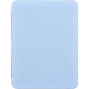 Lichtblauw met achterkant transparant iPad Gen 10 10.9 2022 Origami deksel