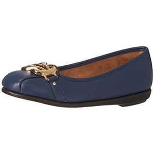 Aerosoles Dames Big Bet Ballet Flat, Navy Pu, 7 UK