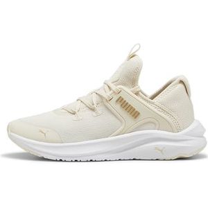PUMA Dames Softride One4all Femme WN's Road Running Schoen, Alpine Snow PUMA Wit PUMA Goud, 40.5 EU