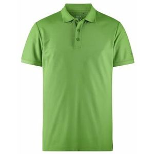 Craft Core Unify Poloshirt voor heren, 4XL, groen (Craft Green), functioneel gerecycled polyester, zeer goed vochttransport, sneldrogend poloshirt voor heren, korte mouwen, trainingsshirt voor heren