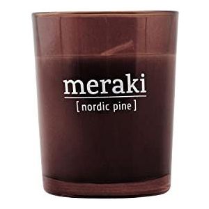 Meraki - Geurkaars Nordic Pine rood