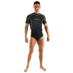 Seac Fit Short, 2 mm neopreen shirt met korte mouwen, Ideaal als onderhemd voor scubaduiken of rashguard tijdens het zwemmen of surfen