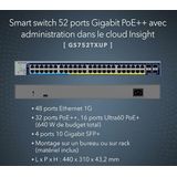 Netgear - GS752TXUP-300EUS Switch - 52-poorts - Gigabit - Smart Managed Pro