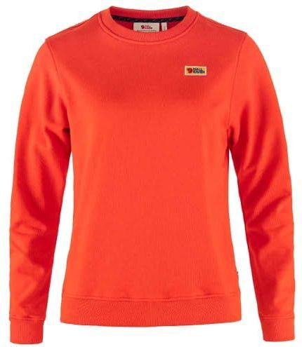 Fjällräven - Vardag Sweater - Trui - Flame Orange - 100% Biologisch Katoen