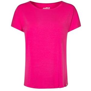 Rock Experience REWT02081-0821 Echo Wall SS Woman T-Shirt Dames T-Shirt Fandango Pink XS, Fandango Roze, XS