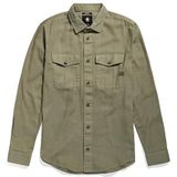 Marine Slim Shirt met lange mouwen, groen (Sage Gd D24963-d454-b811), XL