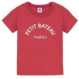 Petit Bateau T-shirt voor jongens, Roze opa, 12 Jaren