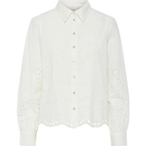 Y.A.S - Yasluma Ls Shirt - T-shirt - Star White - Lange Mouwen