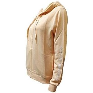 Emporio Armani Underwear Iconic Terry Full Zip Jacket, Apricot, S, apricot, S