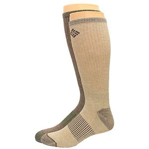 Columbia Dagelijkse sokken voor heren, 4 stuks, Bruin, one size