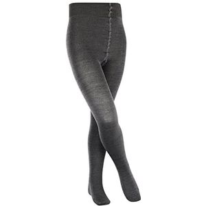 FALKE Uniseks-kind Panty Comfort Wool K TI Wol Dik eenkleurig 1 Stuk, Grijs (Dark Grey 3070), 122-128