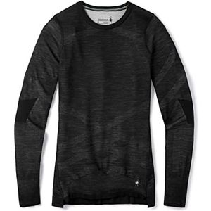 Smartwool - Intraknit Thermal Merino Base Layer Crew - Ondershirt - Zwart-Wit