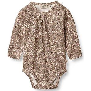 Wheat Uniseks pyjama voor baby's en peuters, 0098 Grey Rose Flowers, 68/6M