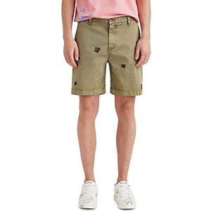 Desigual Shorts voor heren, Groen, 28