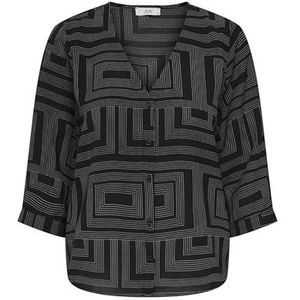 JDY Blouse 'JDYCAPOTE'  zwart / wit