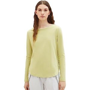 TOM TAILOR Denim Basic shirt met lange mouwen, 32256-dusty pear green, XL