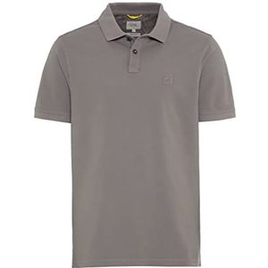 camel active Heren 409965/1P00 T-shirt, Stone Gray, S, Stone Gray, S