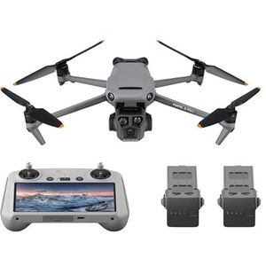 DJI Mavic 3 Pro Fly More Combo met DJI RC (schermafstandsbediening), flagship drone met drie camera's met 4/3 CMOS Hasselblad-camera, 15 km-videotransmissie, drie accu's, oplaadhub en meer