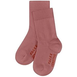 FALKE Uniseks-baby Sokken Sensitive B SO Duurzaam Katoen Met comfort tailleband 1 Paar, Rood (Coralle 8808), 50-56