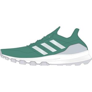 adidas Flexcloud 2.1 veldhockeyschoenen voor dames, Pure Teal Zero Met Dash Grijs, 42 EU