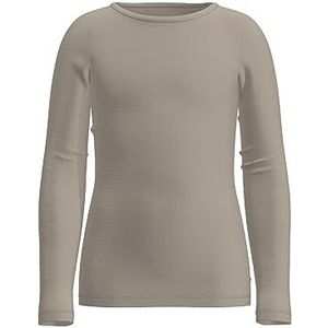NAME IT Nkfsuraja XSL Ls Top Noos shirt met lange mouwen voor meisjes, Pure kasjmier. Patroon: effen, 134/140 cm