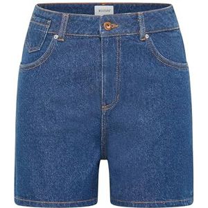 MUSTANG Dames Style Charlotte Shorts, donkerblauw 840, 30