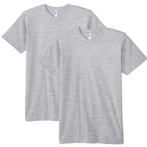 American Apparel T-shirt van fijn jersey voor volwassenen, stijl G2001, multipack, L