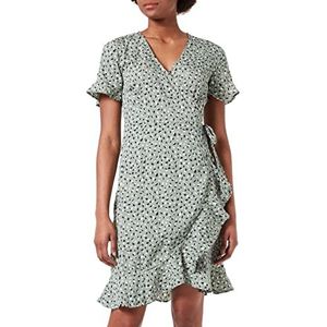 ONLY Onlolivia S/S WVN Noos-jurk voor dames, Hedge Green, 40