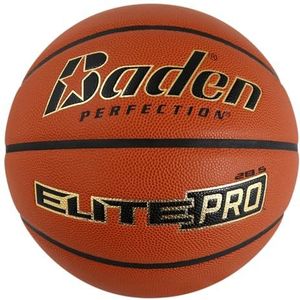 Baden Elite Pro NFHS basketbal indoor speelbal met microvezelmateriaal - officiële middelbare basketbal