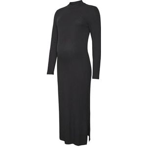 MAMA.LICIOUS MLTRINITY High Neck JRS Dress NOOS, zwart, S