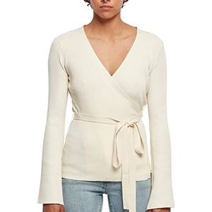 Urban Classics Dames Rib Knit Wrapped Vest Sweater, Witzand, XL, witzand., XL