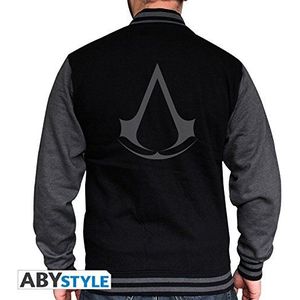 ABYstyle - ASSASSIN'S CREED - sweatshirt - Crest - heren - zwart/grijs (XL)