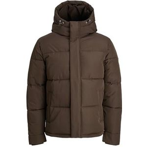 JACK & JONES - JORIN - Gewatteerde Jas - Chocoladebruin