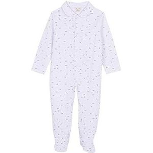 Gocco PIJALA Largo Punto Estampado Pyjama voor babyjongens, Blanco OPTICO, Regular, Blanco Optico, Eén Maat