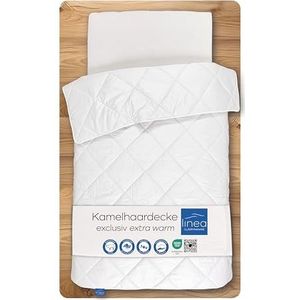 Böhmerwald Exclusiv kameelhaar dekbed, geschikt voor mensen met allergie, 100% kameelhaar, vulgewicht: 1600 g, warmteklasse: warm, maat: 155x200 cm, OEKO-TEX STANDARD 100