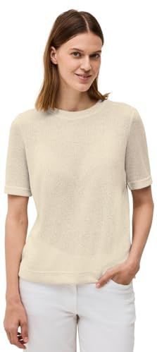Cecil - Gebreid Glitter Shirt - Beige - Dames