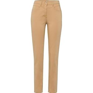 Raphaela by Brax Laura New Garment DYED Cotton Satin Jeans, caramel, 44K voor dames, Karamel