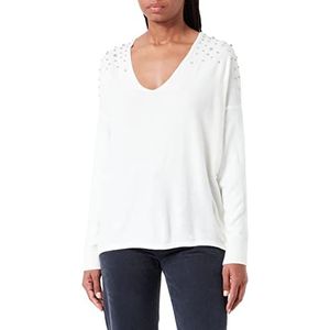 Kaporal Dames sweatshirt, model File-Colore-Off White-maat S, Offwhi, S dames