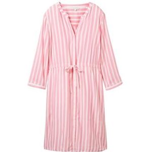 TOM TAILOR Damesjurk, 35245 - Roze Offwhite Stripe, 38