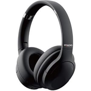 IRRADIO IR-GT-V15 PRO, draadloze HiFi-hoofdtelefoon met hybride ANC, Bluetooth 5.3, transparante audio, opvouwbaar, lange looptijd, sportief design, soft-touch-oppervlak, actieve ruisonderdrukking