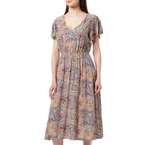 usha FESTIVAL Damesjurk met paisley-print 15827048, marine meerkleurig, S, Marine meerkleurig, S