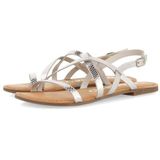 Gioseppo - Dania - Sandalen - Zilver - Leren Voering - Gewatteerde Binnenzool