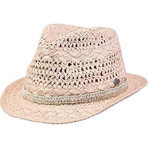 Barts Girl Famous Hat strohoed kinderen, decoratieband, kindermaat 53 of maat 55: Kleur: Dusty Pink | Maat: - roze - 55