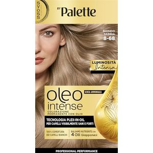 Syoss Oleo Intense by Palette Permanente Coloration Professionele dekking, wit haar, 9-10 zonneblond, verpakking van 3 stuks