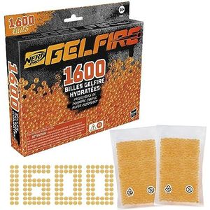 Nerf Pro Gelfire, navulverpakking, 1600 gelfire-ballen, gehydrateerd, compatibel met Nerf Pro Gelfire Blasters